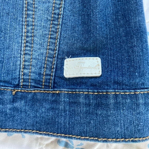 7 For All Mankind Toddler Jean Vest 18 month excellent condition! - Picture 3 of 4